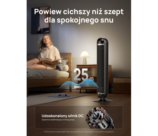 DREO Wentylator Nomad TF414 - 1518573 - zdjęcie 5